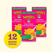 Amazon: 12-Pack Annie’s Macaroni and Cheese Bunny Pasta as low as $10.20...