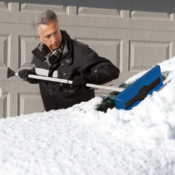 Staples: Snow Joe Telescoping Snow Broom with Ice Scraper $10.99 (Reg....