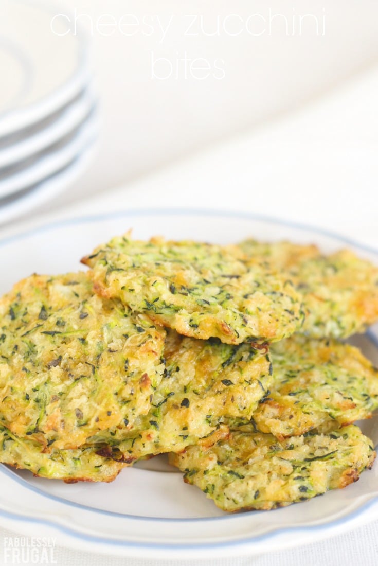 Cheesy Zucchini Bites Recipe Fabulessly Frugal