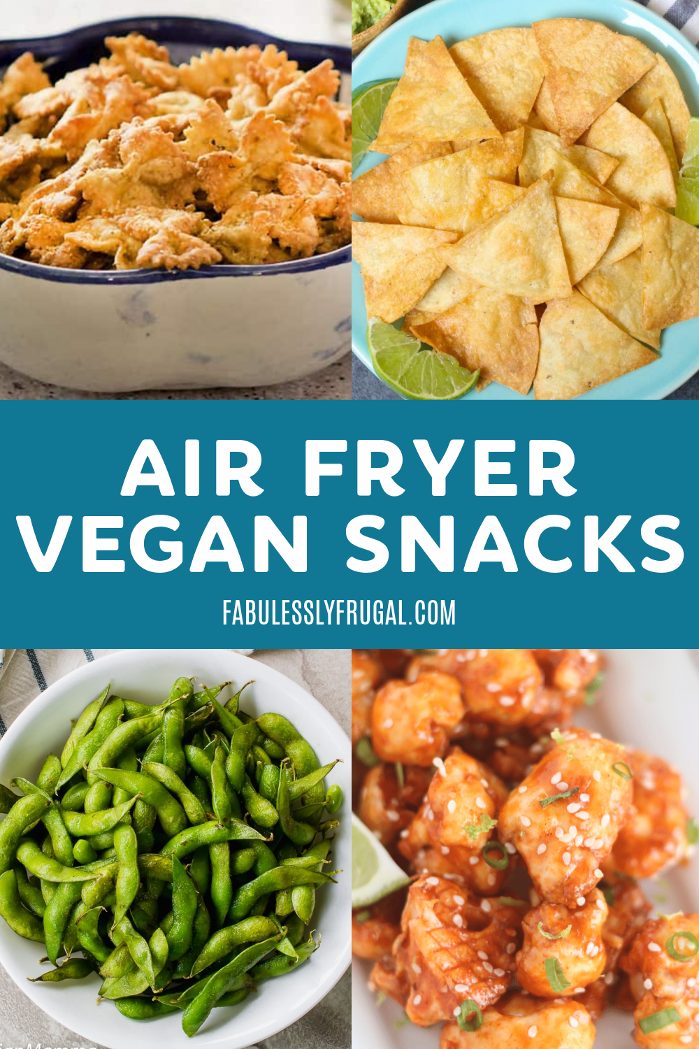 air fryer vegan snacks that are quick, healthy, and tasty