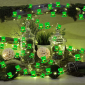 Amazon: 10Ft 40Led Green Lucky Clovers Fairy String Lights $12.99 (Reg....