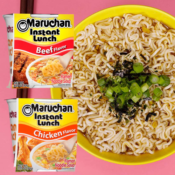 Amazon: 12-Pack of Maruchan Instant Lunch as low as $3.88 Shipped Free...