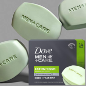 14-Count Dove Men+Care Body & Face Bar as low as $11.03 Shipped Free...