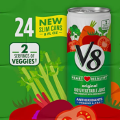 Amazon: 24-Pack V8 Juice Essential Antioxidants 100% Original Vegetable...