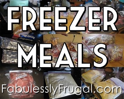 Freezer meals