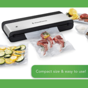 Amazon: FoodSaver Sealer PowerVac Compact Vacuum Sealing Machine $59.99...