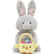 Woot: GUND Bunny with Basket $14.99 (Reg. $24.99) | Fun Easter Basket Filler!