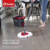 Today Only! Amazon: O-Cedar EasyWring Microfiber Spin Mop & Bucket...