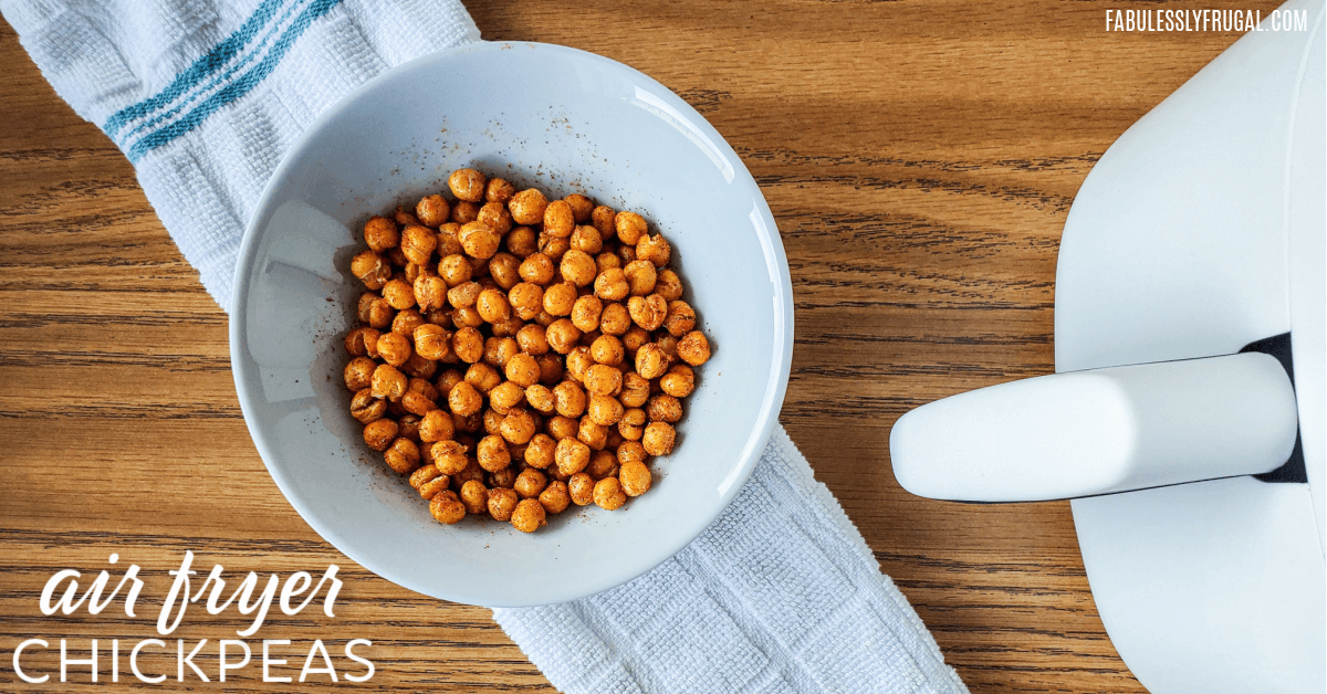 Quick and Easy  Chickpeas in the Air Fryer