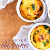 Eggs in the air fryer is ready in minutes and so tasty