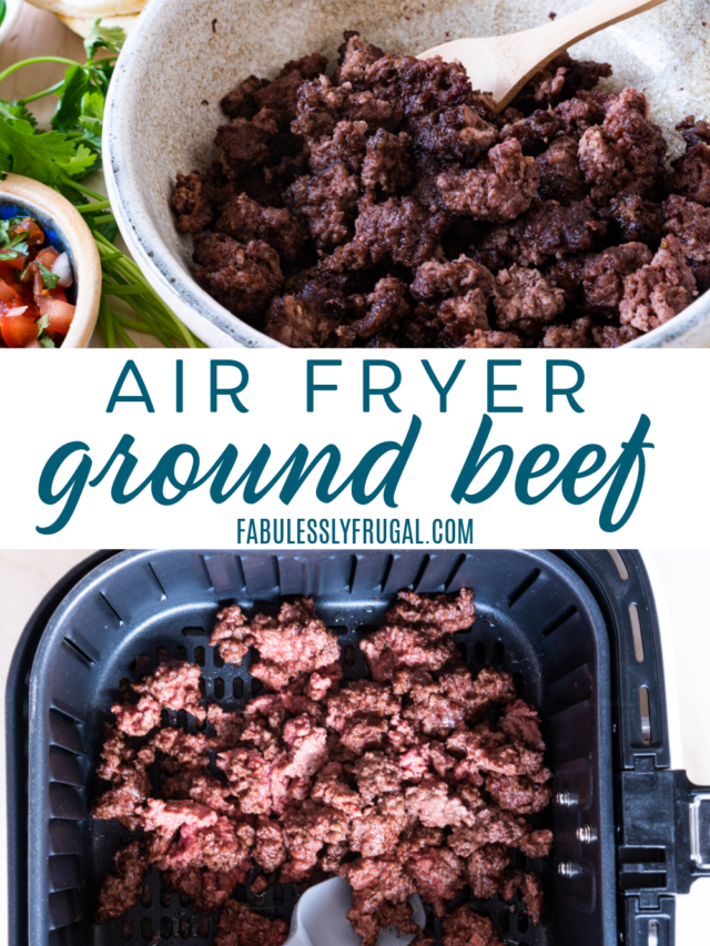 The Best Way to Make Ground Beef in the Air Fryer