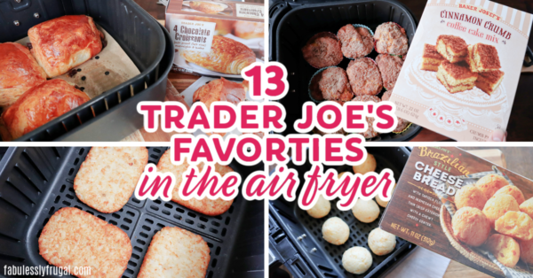 I tested 13 frozen foods from Trader Joe's in my air fryer and it was amazing!