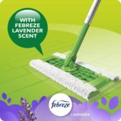 Amazon: 32 Count Swiffer Sweeper Dry Sweeping Pad Multi Surface Refills...