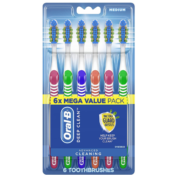 Amazon: 6-Count Oral-B Complete Deep Clean Toothbrushes, Medium as low...