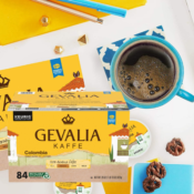 Amazon: 84-Count Gevalia Colombia Blend Medium Roast K-Cup Coffee Pods...