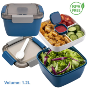 Freshmage Salad Lunch Container To Go $10.99 (Reg. $16.99) - FAB Ratings!...