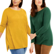 Macy's: Women’s Sweaters from $6.96 (Reg. $39.50+) | Includes Plus Sizes!