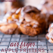 Air fryer apple fritters are easy and simple. You only need 3 ingredients to make this delicious recipe that everyone will love