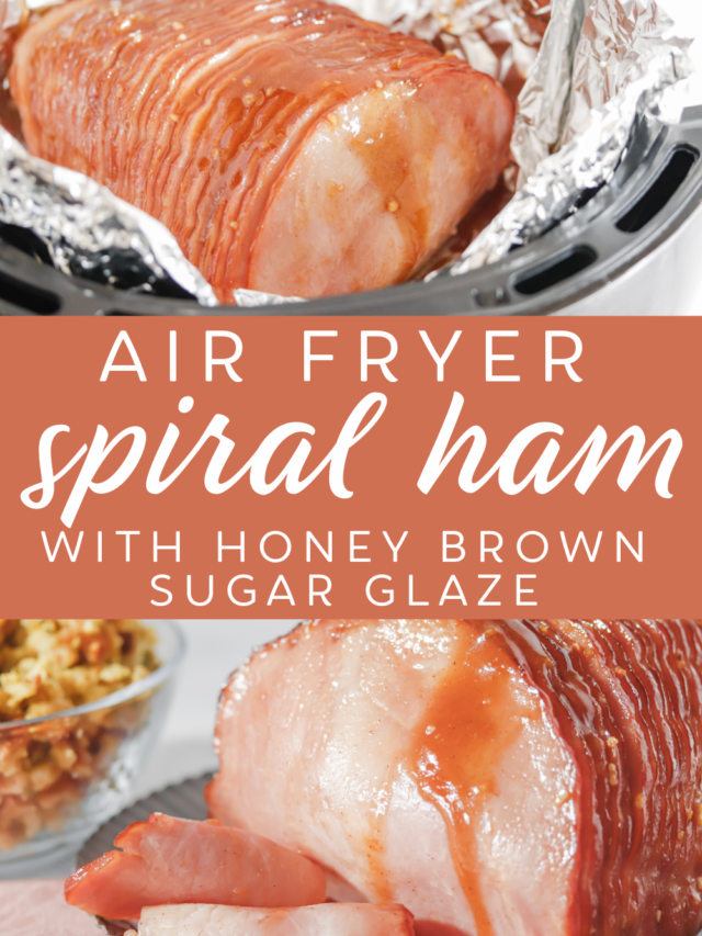 Sweet and Savory Air Fryer Ham with Honey Brown Sugar Glaze