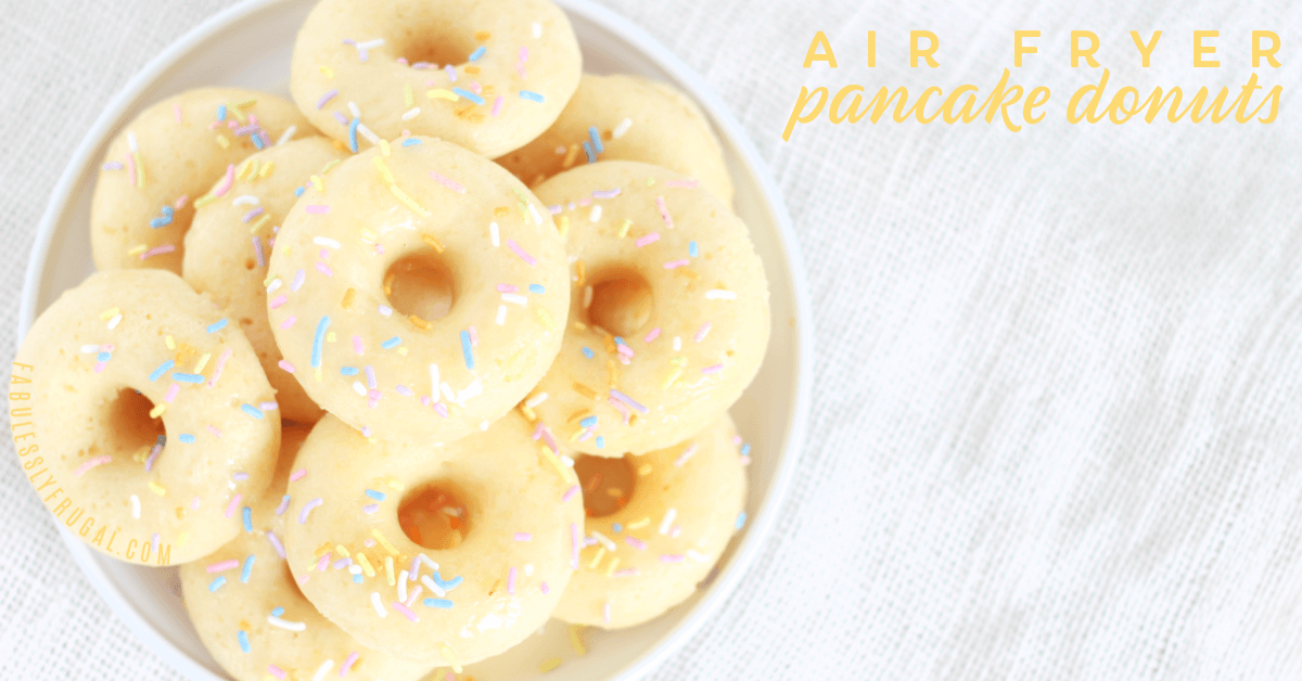 Air Fryer Pancake Donuts Recipe