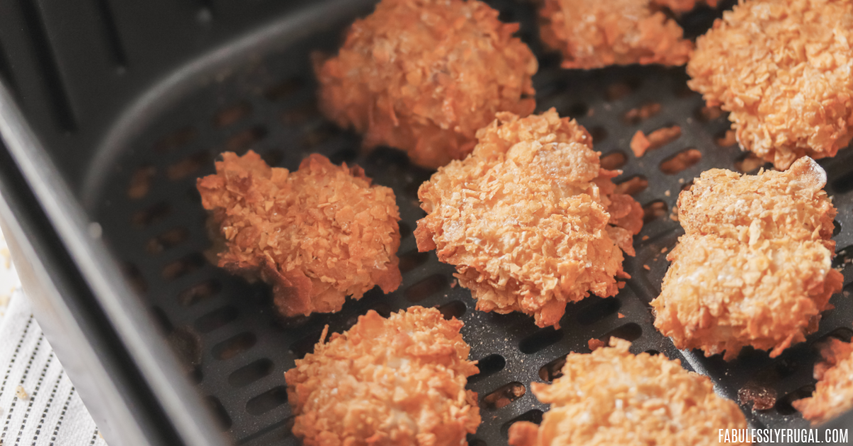 Crunchy and Healthy Air Fryer Popcorn Chicken (No Oil)