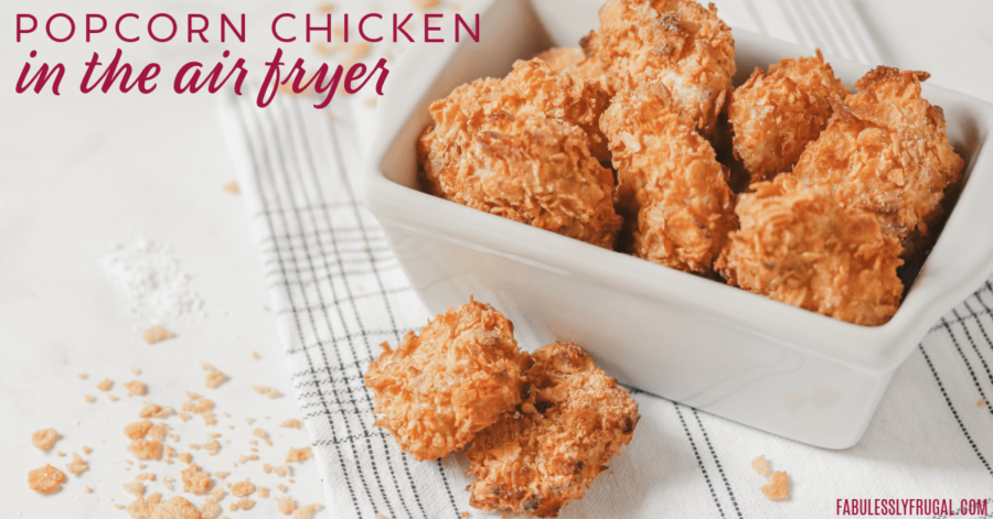Have you tried popcorn chicken in the air fryer? It's easy, simple, and delicious!