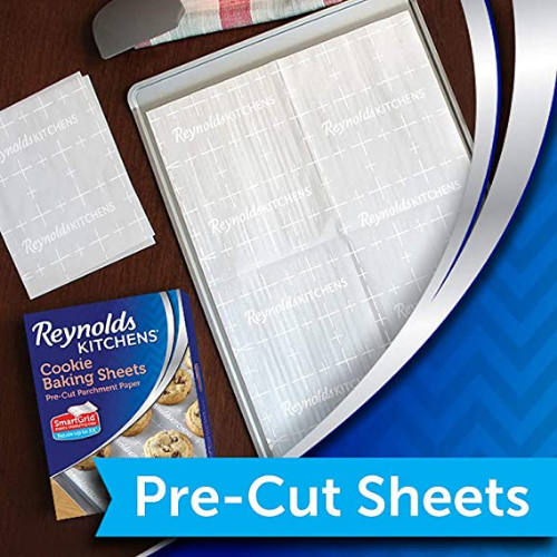https://fabulesslyfrugal.com/wp-content/uploads/2021/05/100-Count-Reynolds-Kitchens-Pre-Cut-Parchment-Paper-Cookie-Baking-Sheets.png