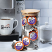 Amazon: 120-Count SF Bay Coffee Hazelnut Crème Flavored Medium Roast Compostable...