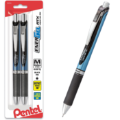 Amazon: 2-Pack Pentel EnerGel Deluxe RTX Retractable Liquid Gel Pens as...