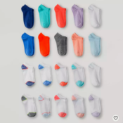 20 Pack Cat & Jack Girls’ Solid Socks $7.79 (Reg. $12.99) | Just...
