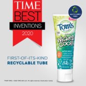 Amazon: 3 Pack Tom's of Maine Natural Wicked Cool! Fluoride Toothpaste...