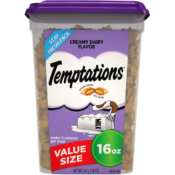 Amazon: Temptations Classic Crunchy and Soft Cat Treats 16 oz. Tub as low...