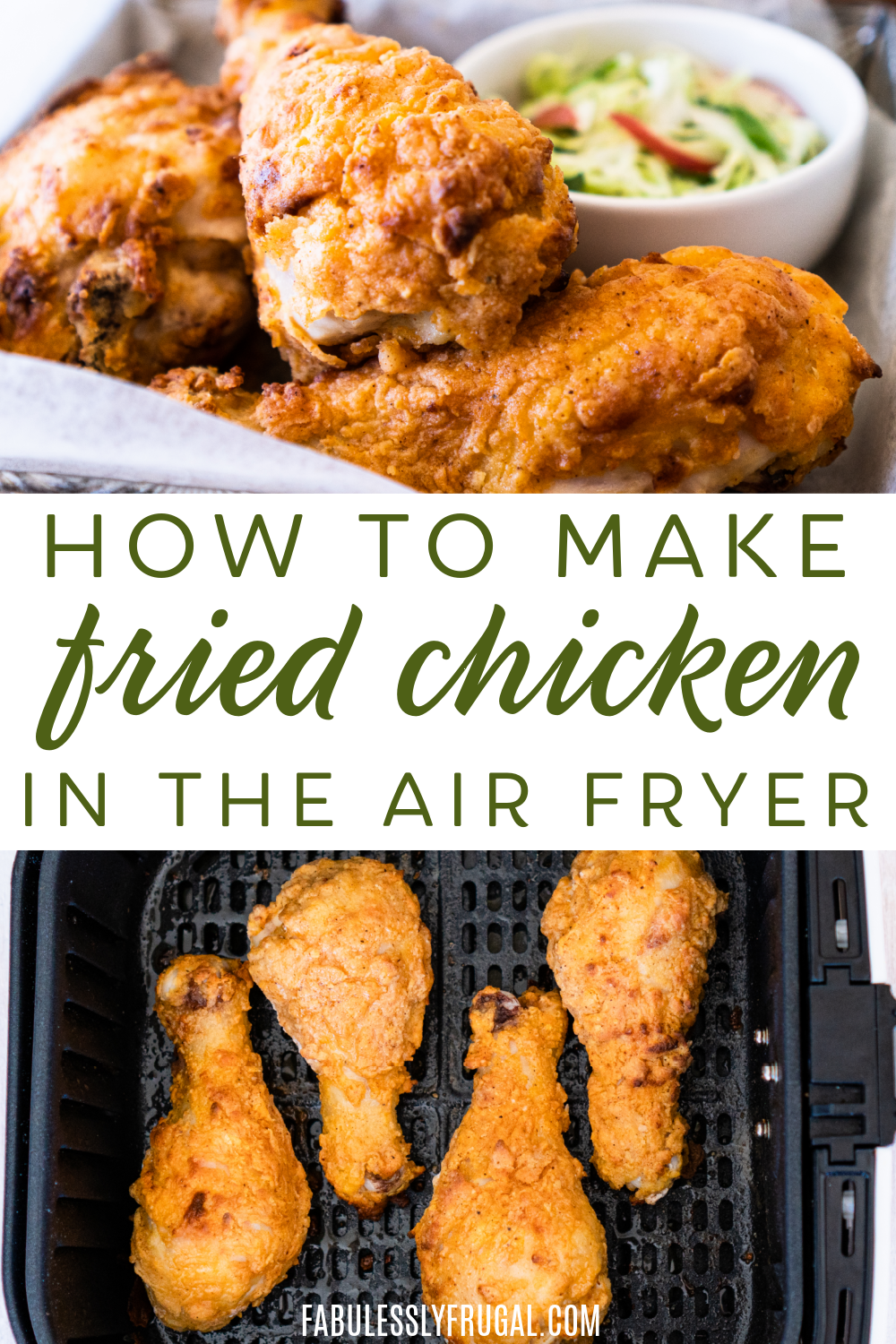 Easy and Crispy Air Fryer Fried Chicken - Fabulessly Frugal