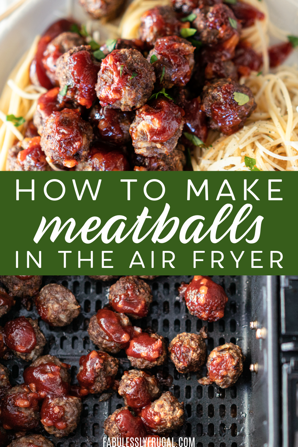 Freezer meal: Homemade meatballs with glaze