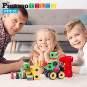 105-Piece PicassoTiles STEM Learning Toys Building Block Set $14.39 (Reg....