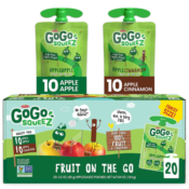 20-Count GoGo SqueeZ Applesauce Pouches Variety Pack as low as $8.48 Shipped...