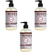 3-Pack Mrs. Meyer's Clean Day Liquid Hand Soap Lavender as low as $9.89...