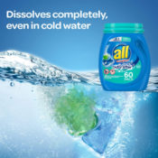 60-Count All Mighty 4-in-1 Laundry Detergent Pacs with Odor Lifter as low...