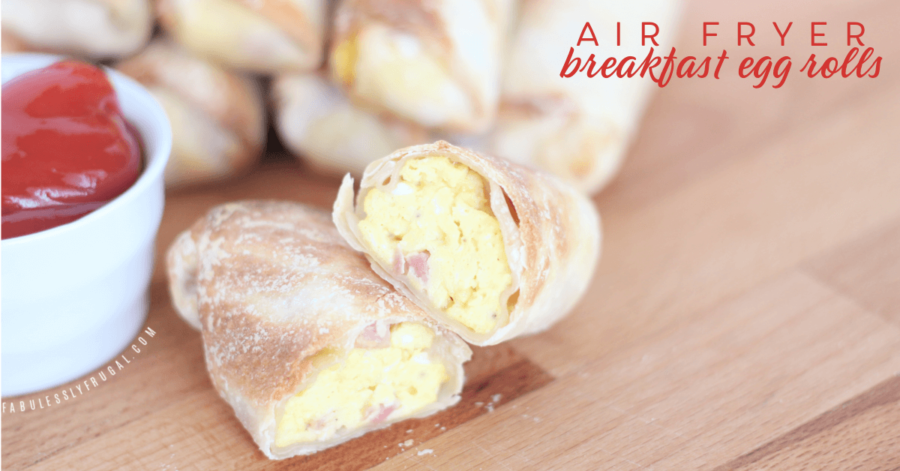 Air Fryer Breakfast Egg Rolls