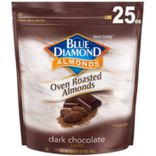 Blue Diamond Almonds Oven Roasted Dark Chocolate Flavored Snack Nuts as...