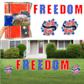 Freedom Yard Sign $14.98! Great for your 4th of July Party!