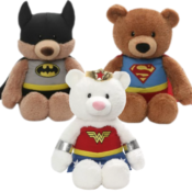 DC Comics 15″ Plush Teddy Bears $7.99 (Reg. $16) | Superman, Batman &...