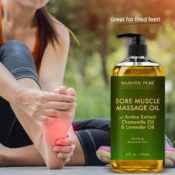 MAJESTIC PURE Arnica Sore Muscle Massage Oil for Body as low as $12.10...