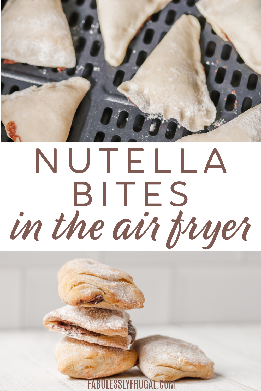 Need a quick and easy treat to feed a crowd? Look no further! These Air Fryer Nutella Bites are a hit at every party!