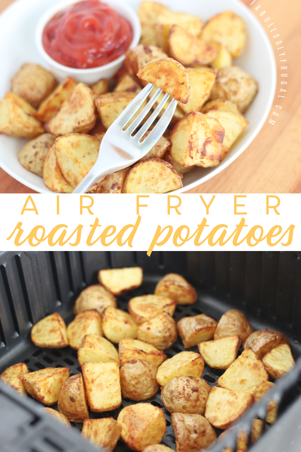 Quick roasted potatoes in air fryer