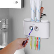 Amazon Prime Day Deal: Toothbrush Holder Wall Mounted, Multi-Functional...
