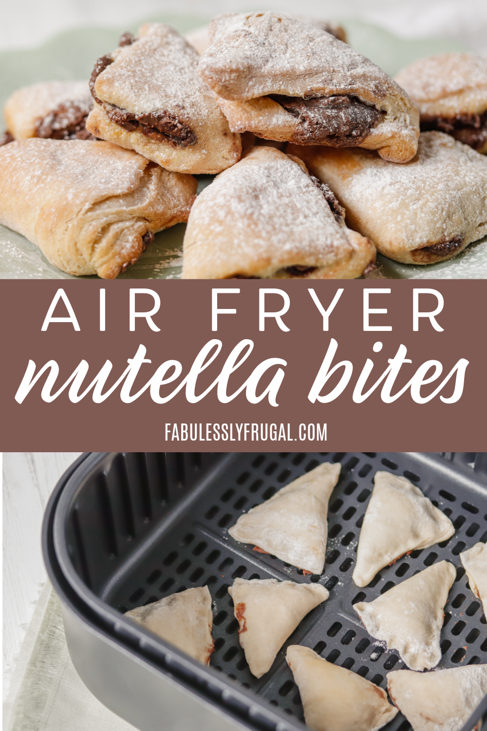 You will love making these Nutella bites in your air fryer because they are ready in 10 minutes and are melt in your mouth good!