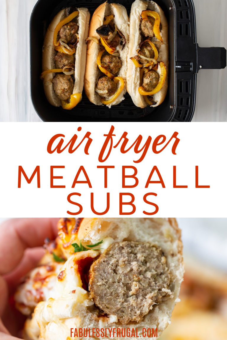 30Minutes Turkey Meatball Subs in the Air Fryer Recipe Fabulessly Frugal
