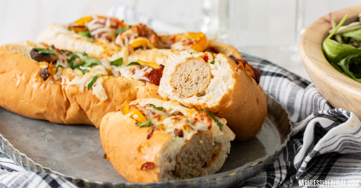 30-Minutes Turkey Meatball Subs in the Air Fryer