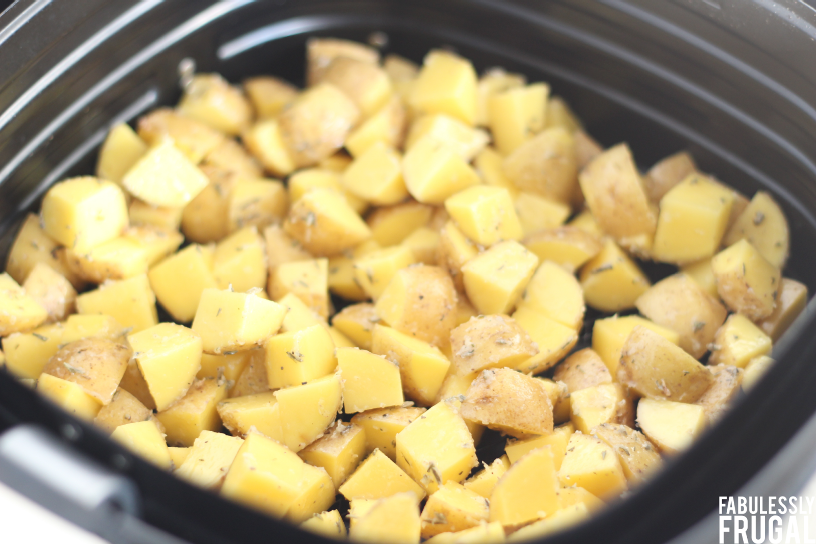 air fryer potatoes with seasoning
